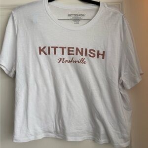 Kittenish Classic White Tee